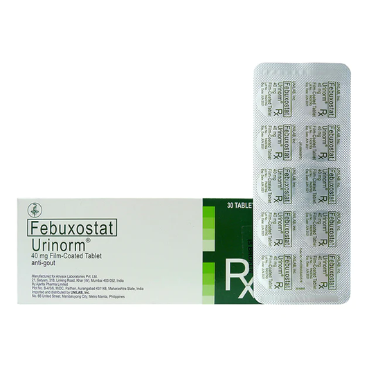 URINORM 40MG 10 TABLETS