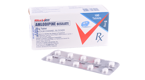 RITEMED AMLODIPINE 5MG 10 TABLETS