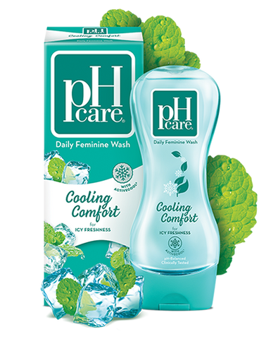 PH CARE COOLING COMFORT FEMININE WASH 150ML BOTTLE