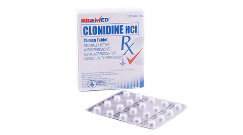RITEMED CLONIDINE HCL 75MCG 20 TABLETS