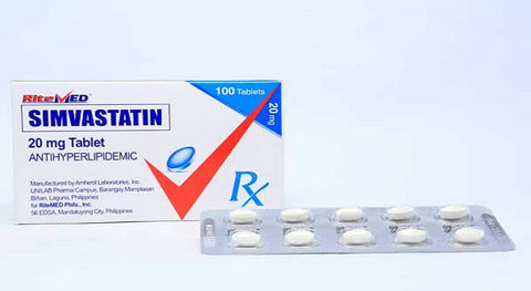 RITEMED SIMVASTATIN 20MG 10 TABLETS